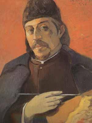 Paul Gauguin Portrait of the artist with a palette (mk07)